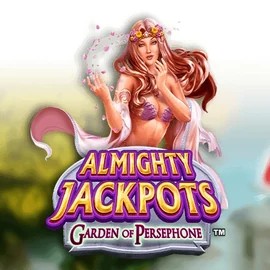 Almighty Jackpots: Garden of Persephone logo by Novomatic at Wild Fortune Casino
