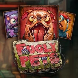Fugly Pets slot logo by Stakelogic at Wild Fortune Casino