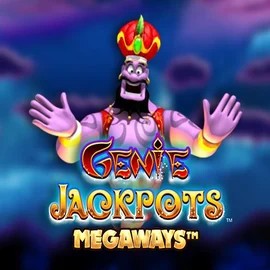 Genie Jackpots Megaways slot visual from Blueprint Gaming available on wildfortune.dk