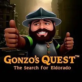 Gonzo's Quest slot logo by NetEnt at Wild Fortune Casino