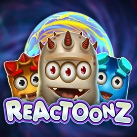 Slots logo of Reactoonz from Play'n GO at Wild Fortune Casino